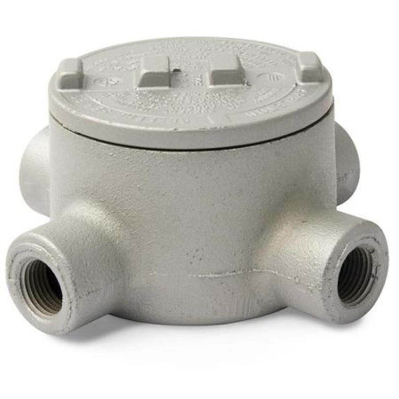 GRX50 - Appleton - (4) 1/2" Hubs Type GRX Malleable Iron Conduit Outlet Box