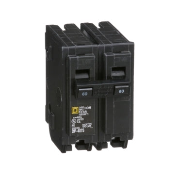 HOM280 - Schneider Electric - Plug-In 80 Amp 2 Pole 240 Volt Square D Homeline Circuit Breaker