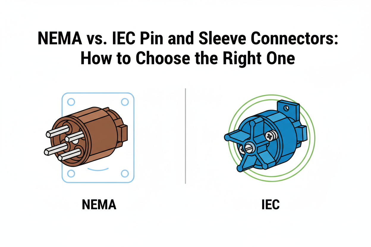 NEMA vs. IEC Pin and Sleeve Connectors: How to Choose the Right One