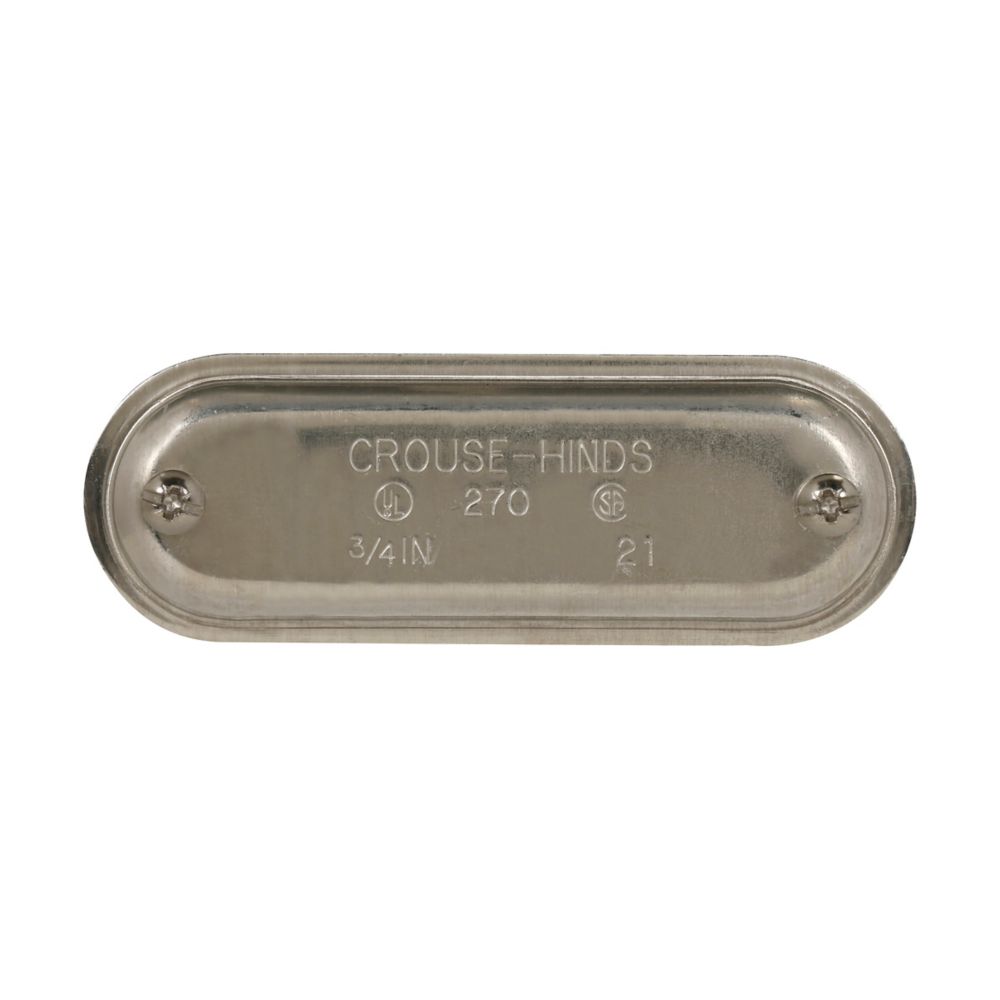 170GSA - Eaton Crouse-Hinds Series - 1/2" Condulet Form 7 Cover with Integral Gasket