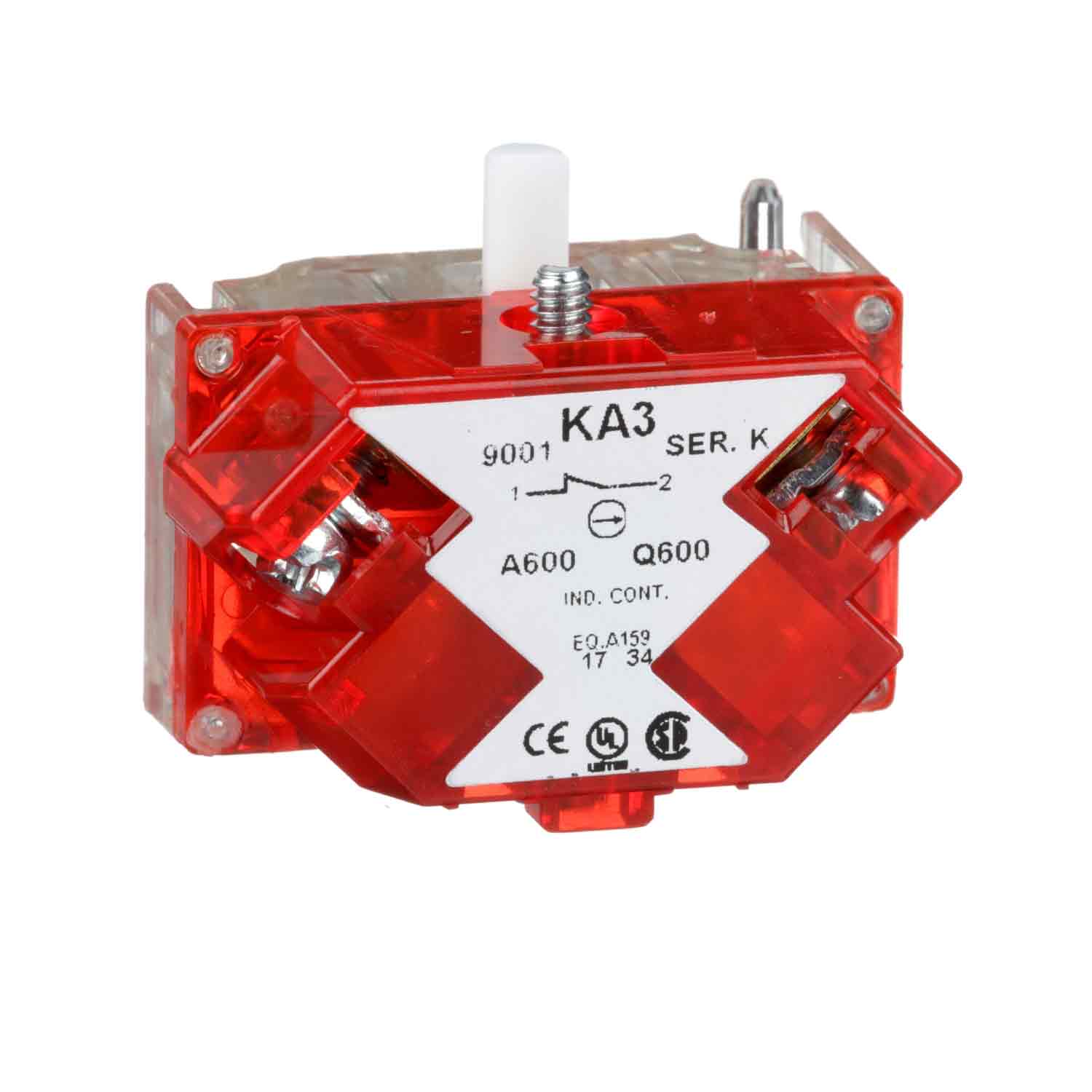 9001KA3 - Schneider Electric - Square D Contact Block with Push Button
