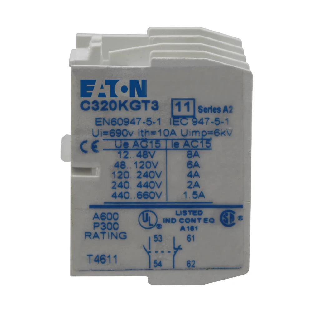 C320KGT3 - Eaton Cutler-Hammer - Freedom NEMA Auxiliary Contact