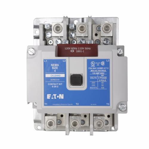 CN15NN3A - Eaton Cutler-Hammer - 135 Amp 3 Pole 600 Volt Magnetic Contactor