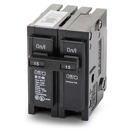 BR215 - Eaton Cutler-Hammer - Plug-In 15 Amp 2 Pole 240 Volt BR Thermal Magnetic Circuit Breaker