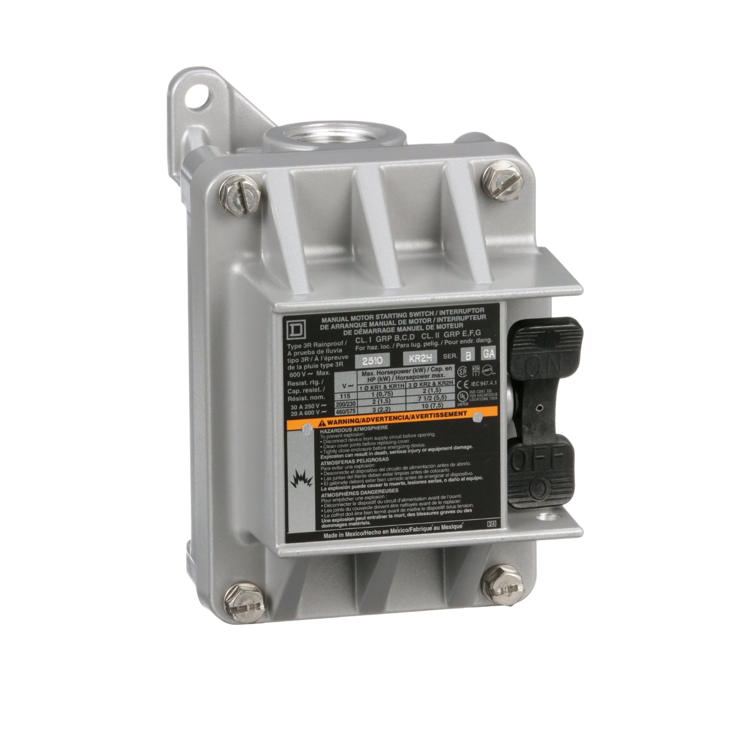 2510KR2H - Schneider Electric - Square D Manual Starter
