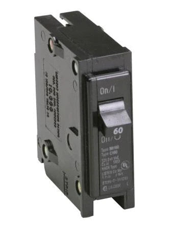 BR160 - Eaton Cutler-Hammer - Plug-In 60 Amp 1 Pole 120 Volt Thermal Magnetic Molded Case Circuit Breaker