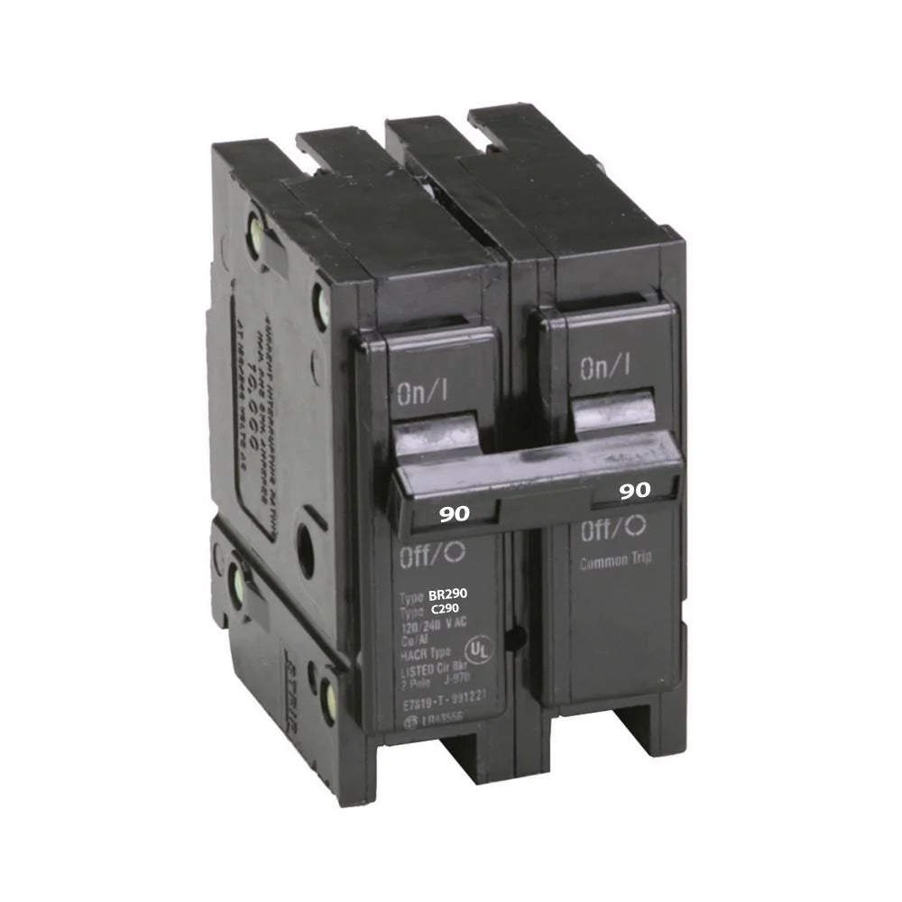 BR290 - Eaton Cutler-Hammer - Plug-In 90 Amp 240 Volt 2 Pole Circuit Breaker