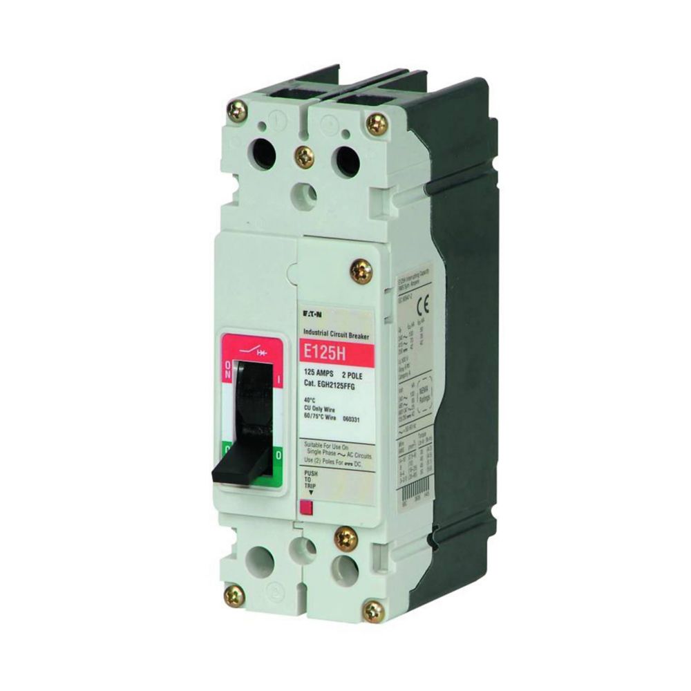 EGB2070FFG - Eaton Cutler-Hammer - 70 Amp 2 Pole 480 Volt Feed Thru Molded Case Circuit Breaker