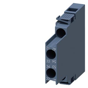 3RH29111DA11 - Siemens 1NO + 1NC Side-Mounted Auxiliary Switch Block