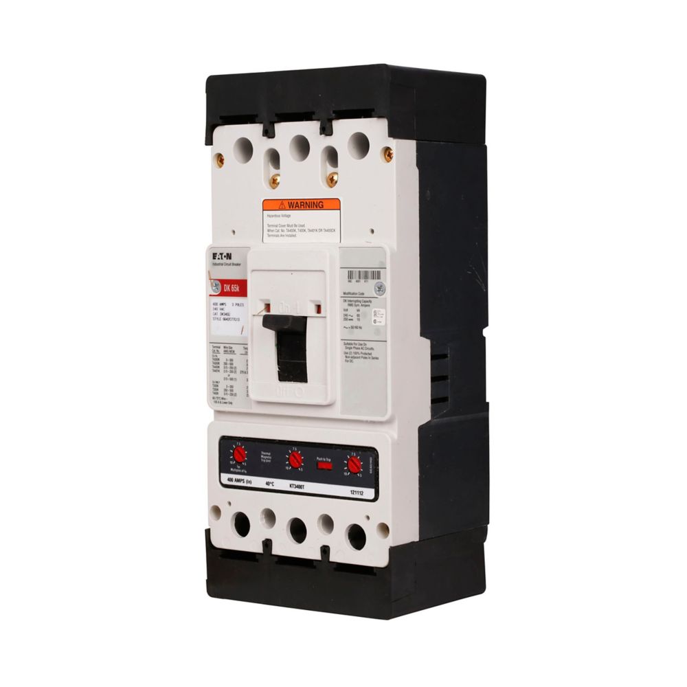 DK3400 -  Eaton Cutler-Hammer 400 Amp 3 Pole 240 Volt Molded Case Circuit Breakers