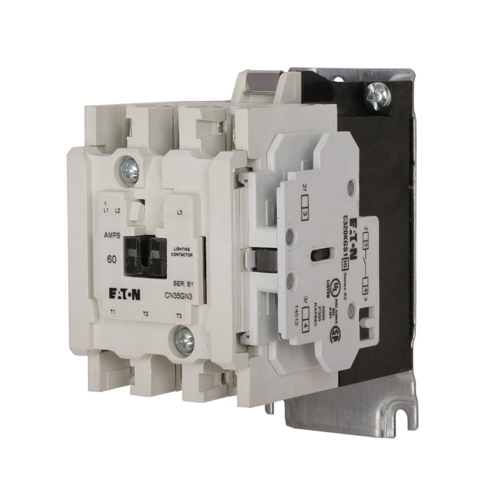 CN35GN3AB - Eaton Cutler-Hammer - 60 Amp 3 Pole 600 Volt Lighting Contactor