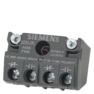 52BJK - Siemens 2-Pole Contact Block Accessory