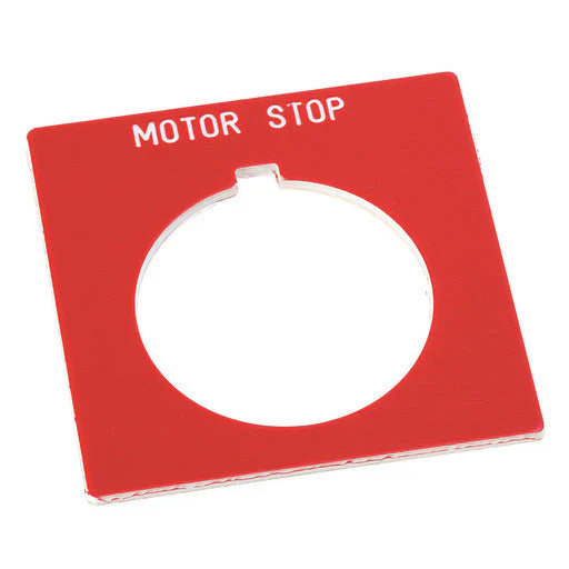 800HW373 - Allen-Bradley - 30mm 800H EMERGENCY STOP Legend Plate