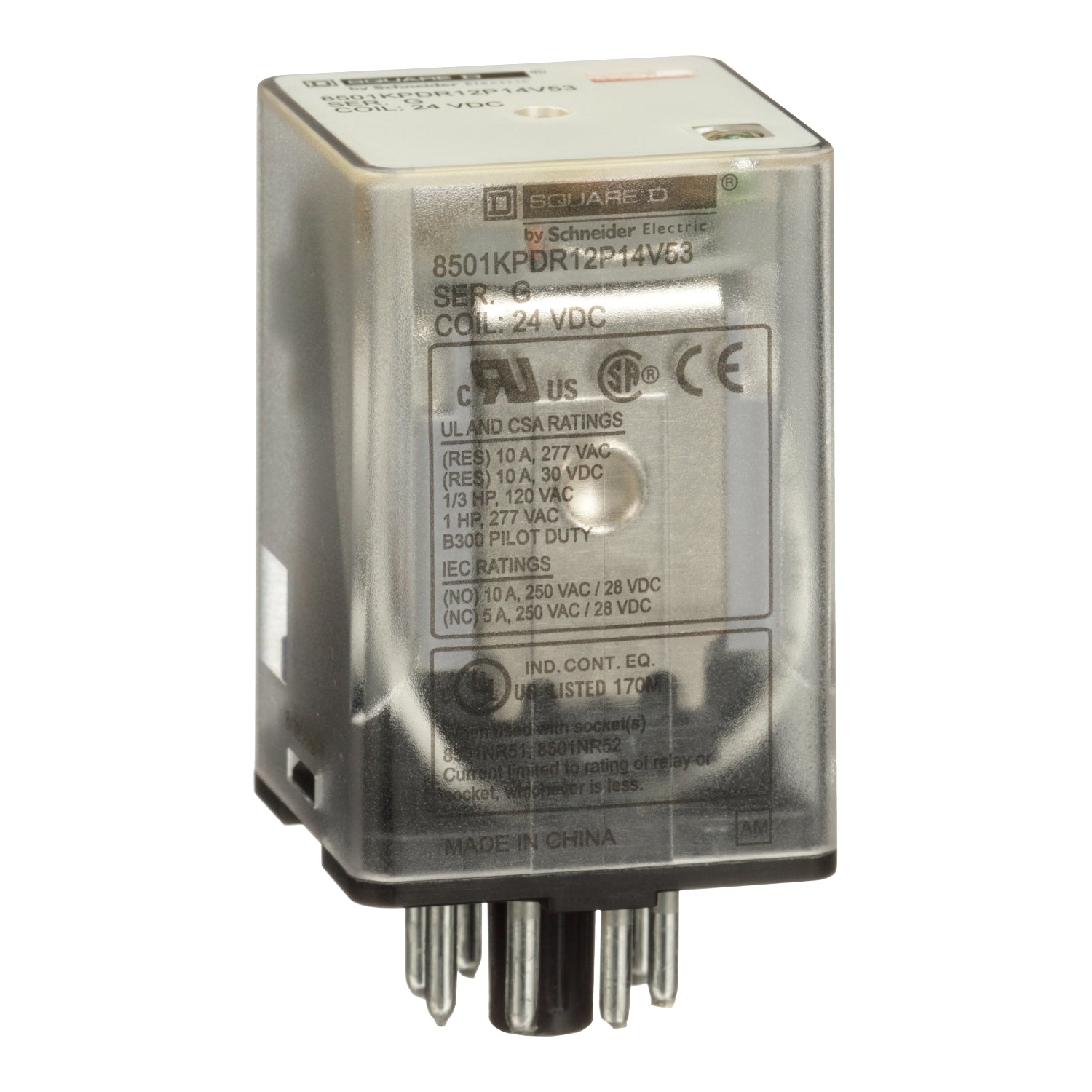 8501KPDR12P14V53 - Schneider Electric - Square D General purpose Relay