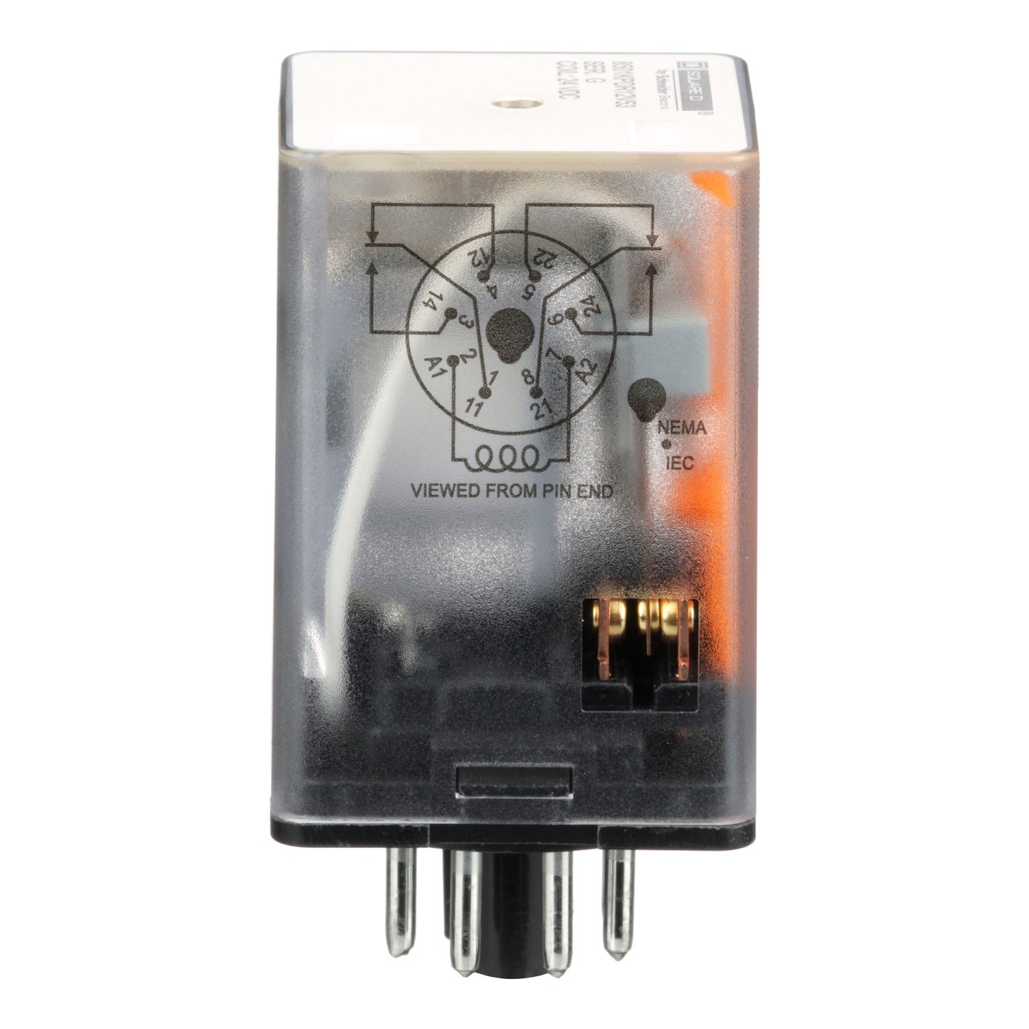 8501KPDR12V53 - Schneider Electric - Square D 120 Vac Plug In Relay