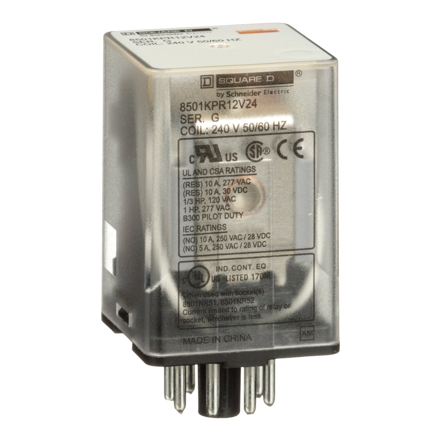 8501KPR12V20 - Schneider Electric - Square D General purpose Relay