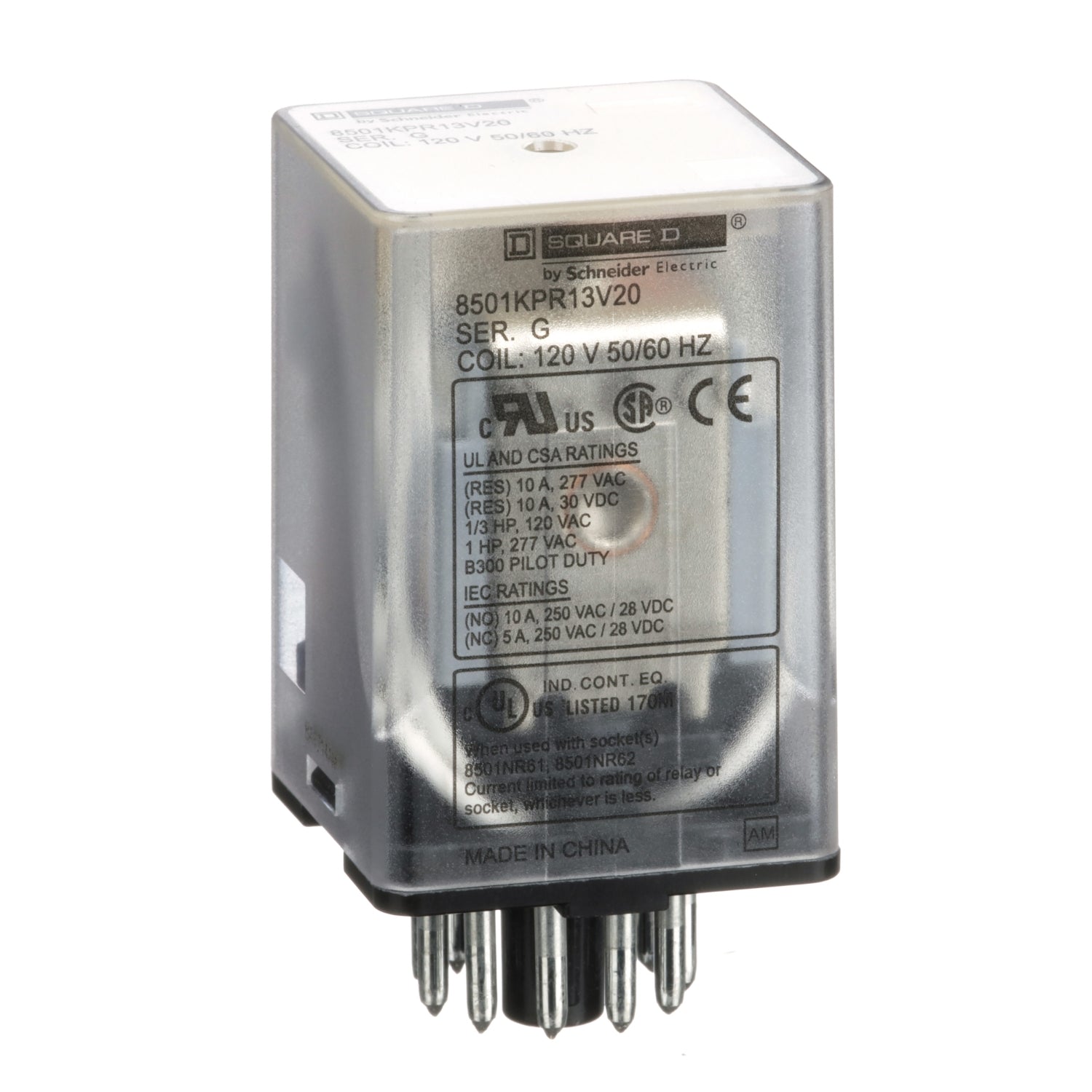 8501KPR13P14V20 - Schneider Electric - Square D General purpose Relay