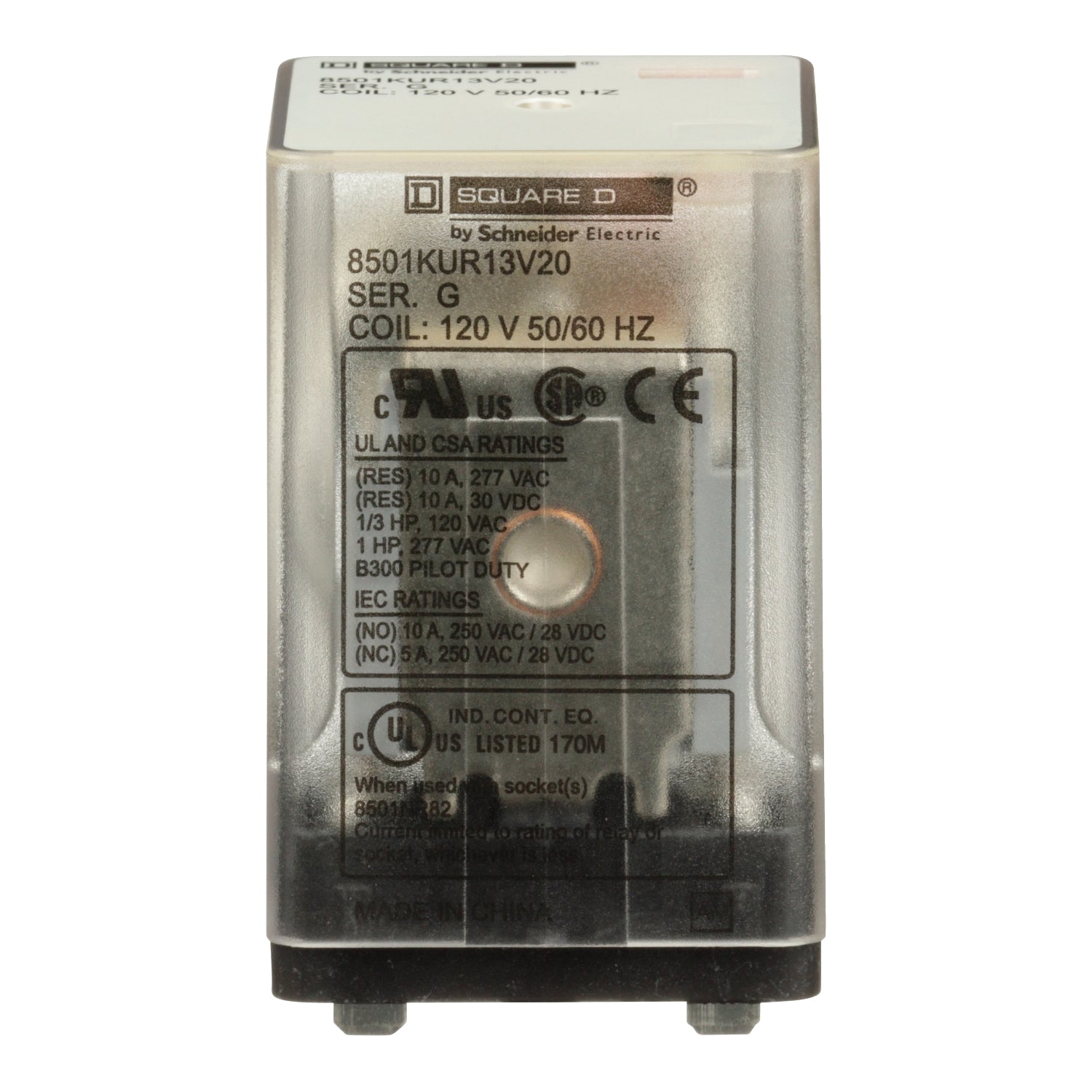 8501KUR13V20 - Schneider Electric - Square D 120 Relay