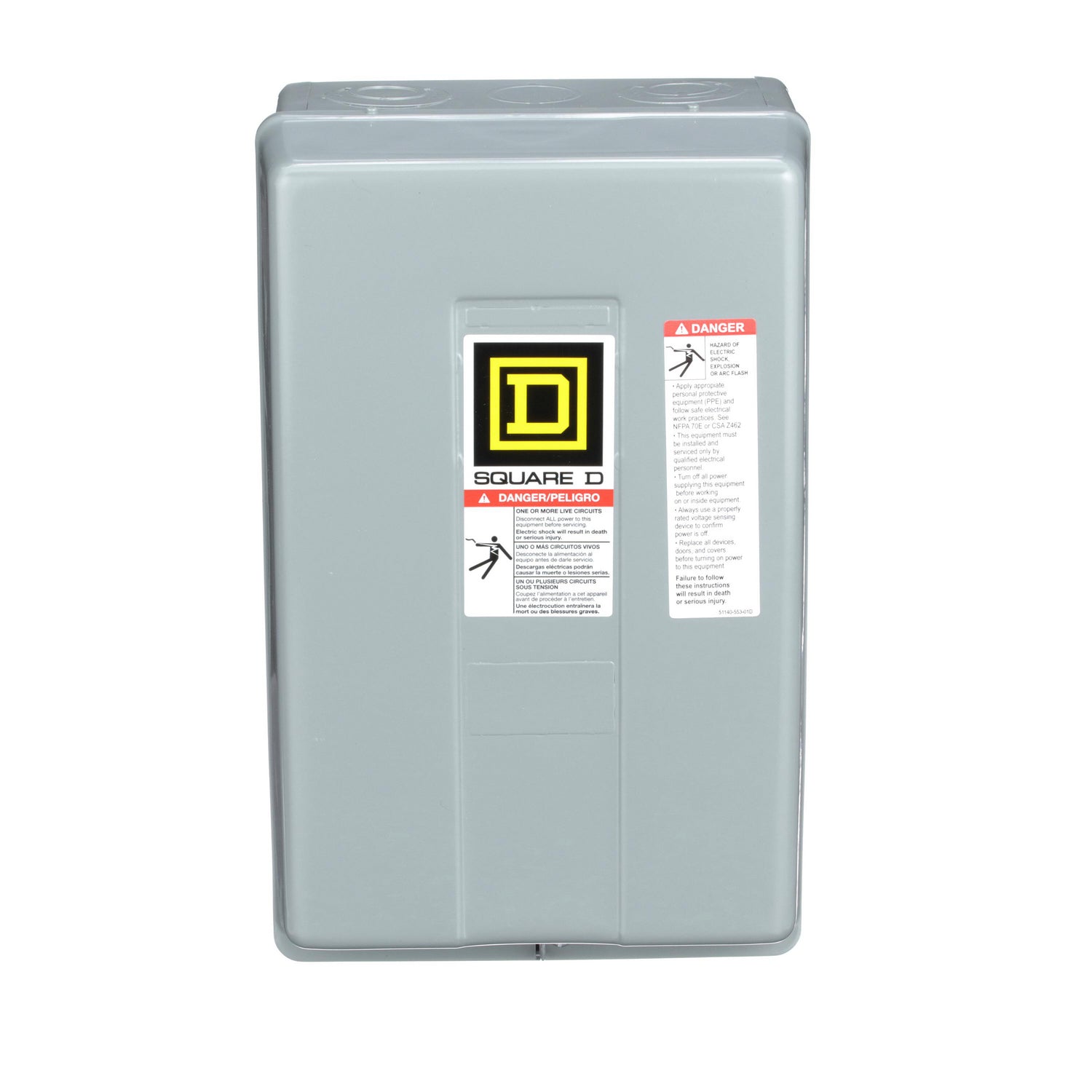 8903LG30V02 - Schneider Electric - 30 Amp 3 Pole 600 Volt Square D Multipole Lighting