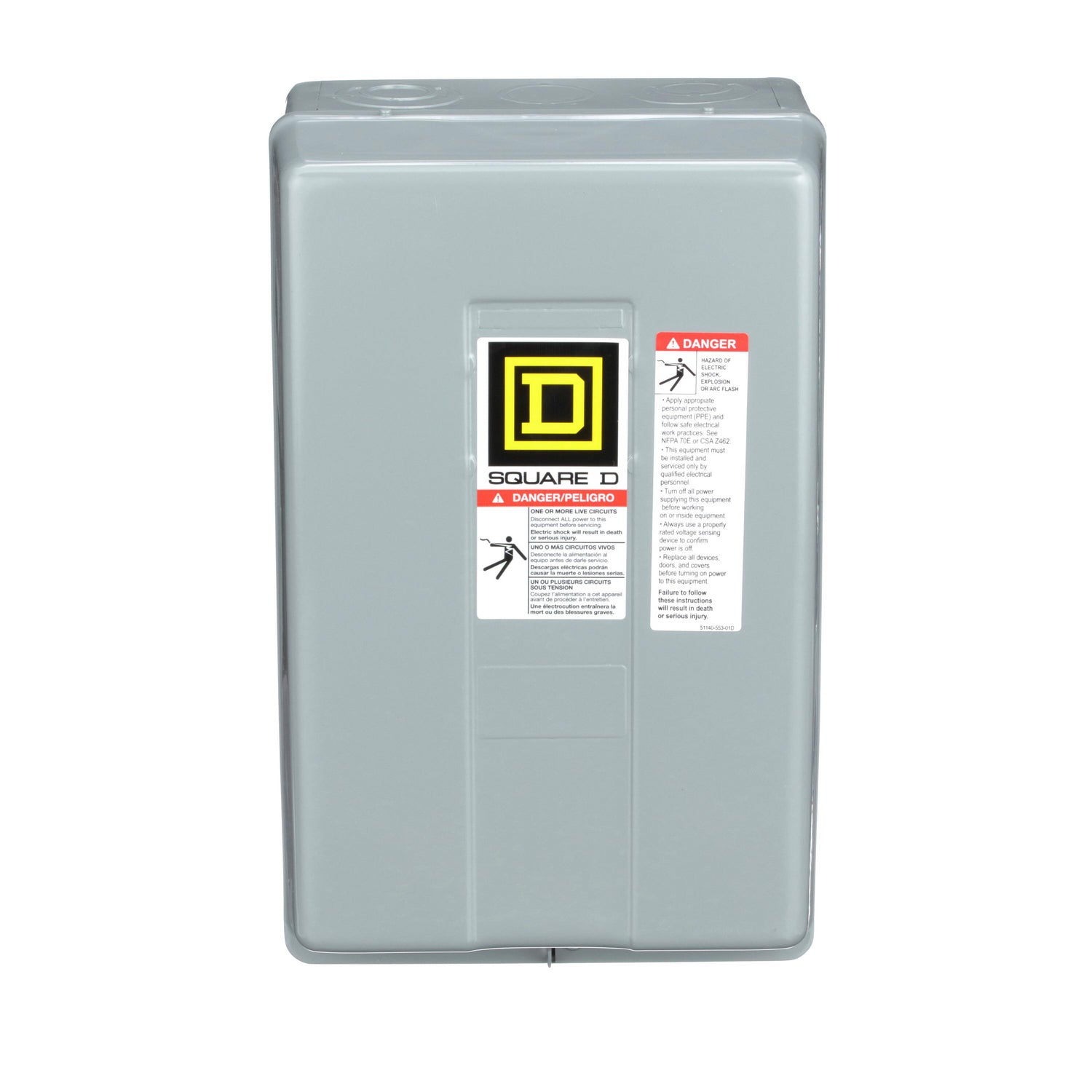 8903LG80V02 - Schneider Electric - 30 Amp 8 Pole 600 Volt Square D Contactor