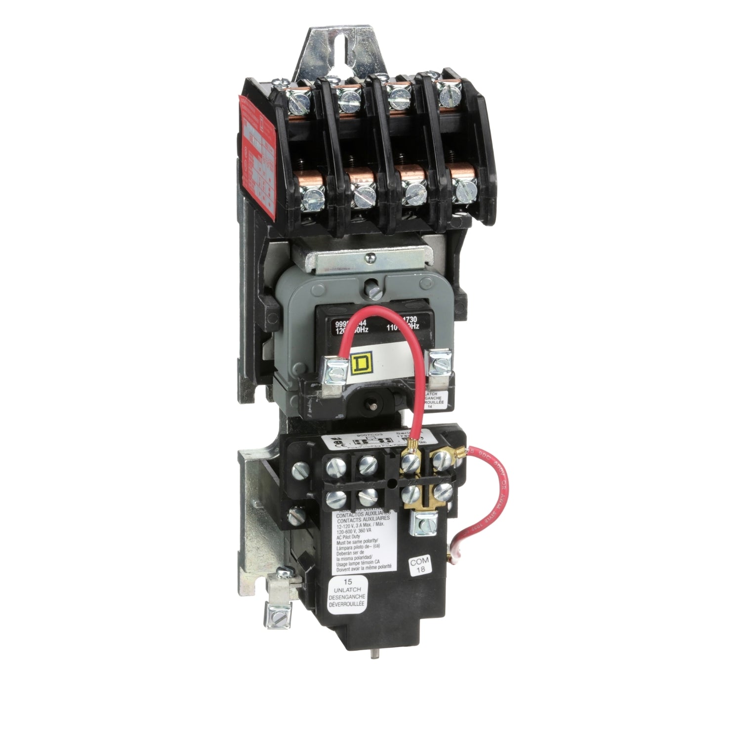 8903LXO40V02 - Schneider Electric - 30 Amp 4 Pole 600 V Square D Multipole Lighting