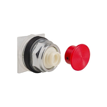 9001KR24R - Square D - 30mm Red Mushroom Spring Return Pushbutton Head