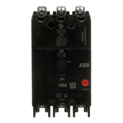 TEY3100 - General Electric - 100 Amp 3 Pole 480 V Circuit Breaker