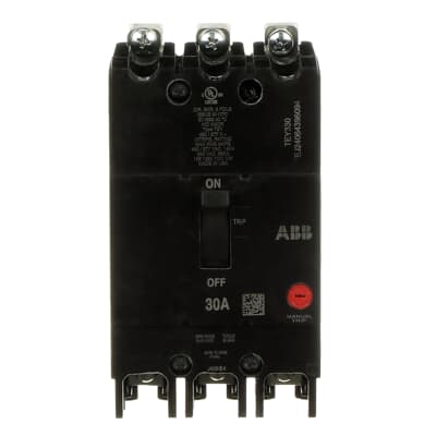 TEY330 - General Electric - 30 Amp 3 Pole 480 V Circuit Breaker