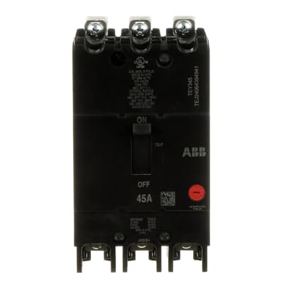 TEY345 - General Electric - 45 Amp 3 Pole 480 V Circuit Breaker