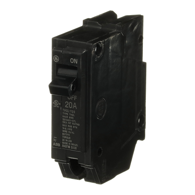 THQL1120 - General Electric - 20 Amp 1 Pole 120 V Circuit Breaker