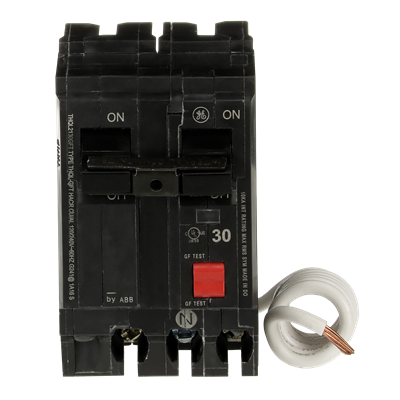 THQL2130GFT - General Electric - 30 Amp 240V 2 Pole Ground Fault Circuit Breaker THQL Frame