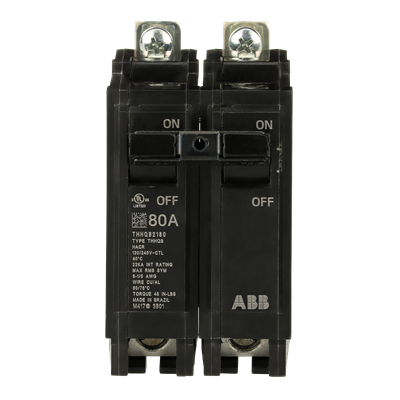 THHQB2180 - General Electric - 80 Amp 2 Pole 240 V Circuit Breaker