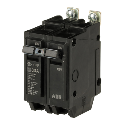 THHQB2180 - General Electric - 80 Amp 2 Pole 240 V Circuit Breaker