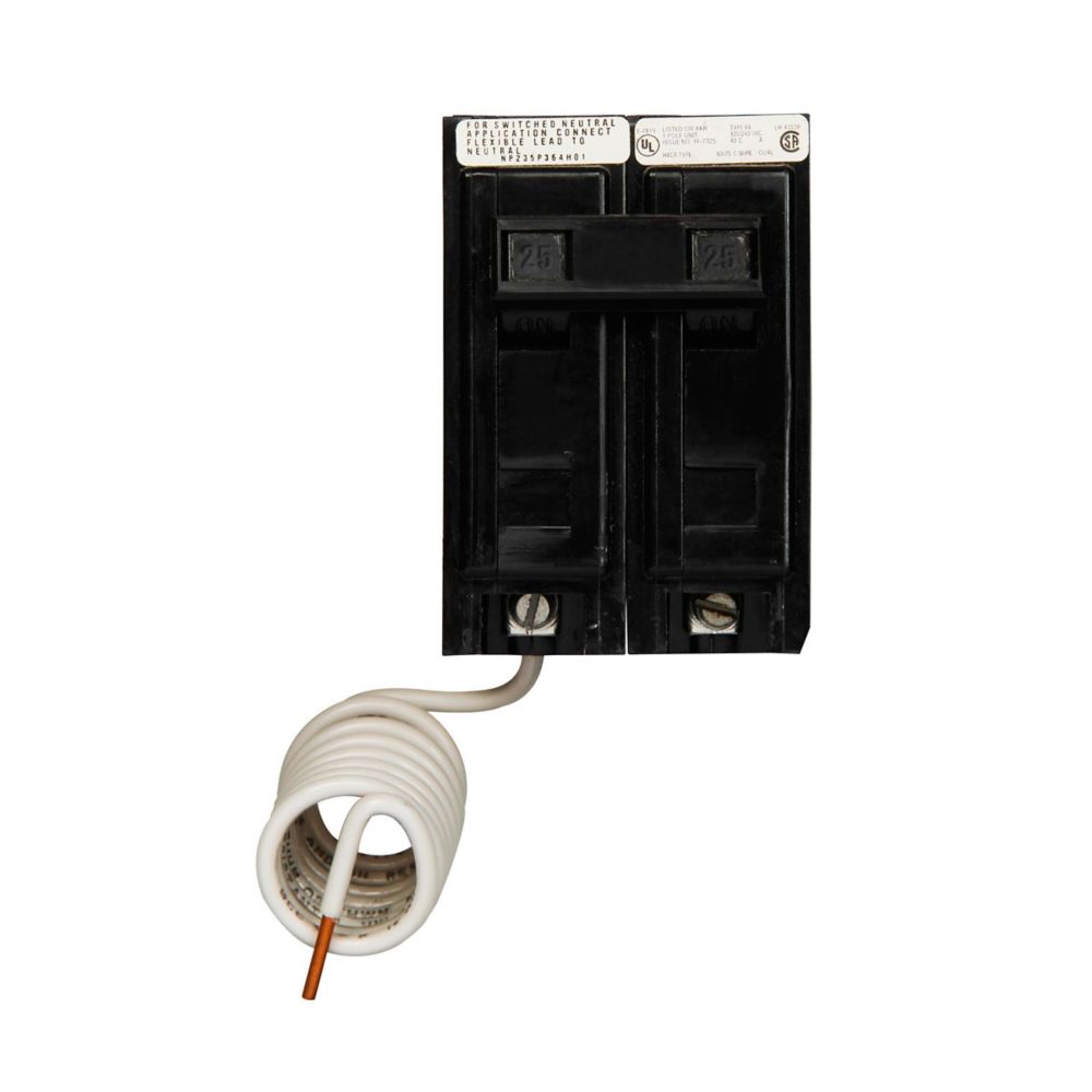 BAB2025 - Eaton Cutler-Hammer - Bolt-On 25 Amp 2 Pole 240 Volt 25 Amp Circuit Breaker