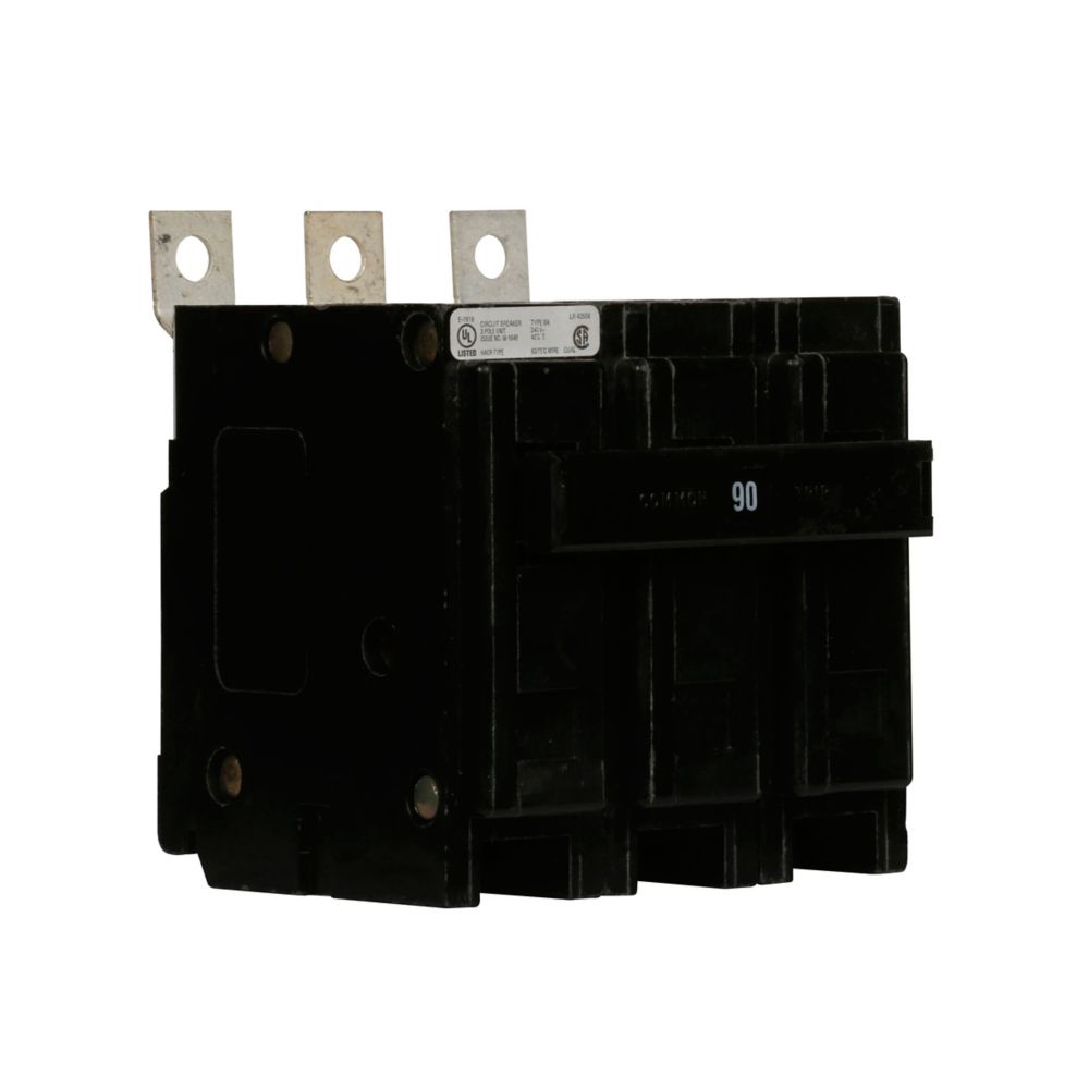 BAB3090H - Eaton Cutler Hammer - 90A 240 V Three-Pole BAB Thermal Magnetic Circuit Breaker
