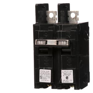 BQ2B015 - Siemens 120/240V 2-Pole 15A Circuit Breaker