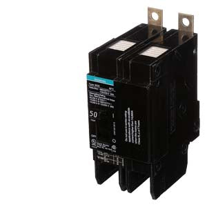 BQD250 - Siemens - 50 Amp 2-Pole 480 Volt Circuit Breakers