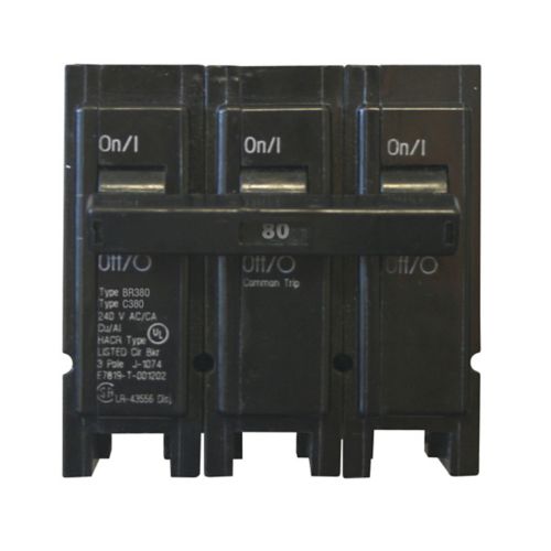 BR380 - Eaton - 1-Inch 80 A 240V Type Br Loadcenters