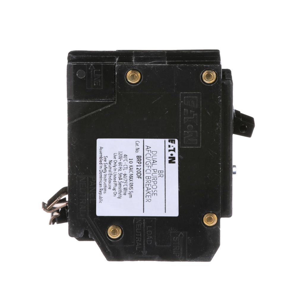 BRP120DF -  Eaton Cutler Hammer - 20A 1 Pole Br Thermal Magnetic Circuit Breakers