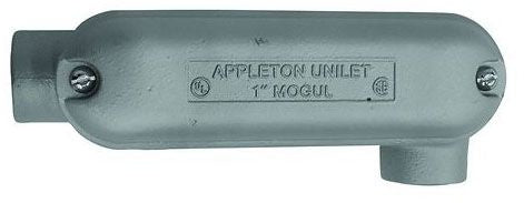 BUB100M - Appleton  - 1-Inch Hub Mogul UNILETS Type UB Conduit Outlet Body Malleable Iron Triple Coated