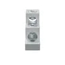 K11A30U - Burndy - 5/16" Stud Two Conductor Stacked Aluminum Panel Board Set Screw Connector