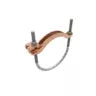 GAR3906 - Burndy - 6" Pipe 3/8" Stud Galvanized Steel Hardware Mechanical Grounding Connector