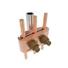 GK6426 - Burndy - 3/8" Pipe 5/8" to 3/4" Rod 3/8" Stud Copper Alloy Grounding Clamp