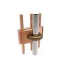 GK6426 - Burndy - 3/8" Pipe 5/8" to 3/4" Rod 3/8" Stud Copper Alloy Grounding Clamp