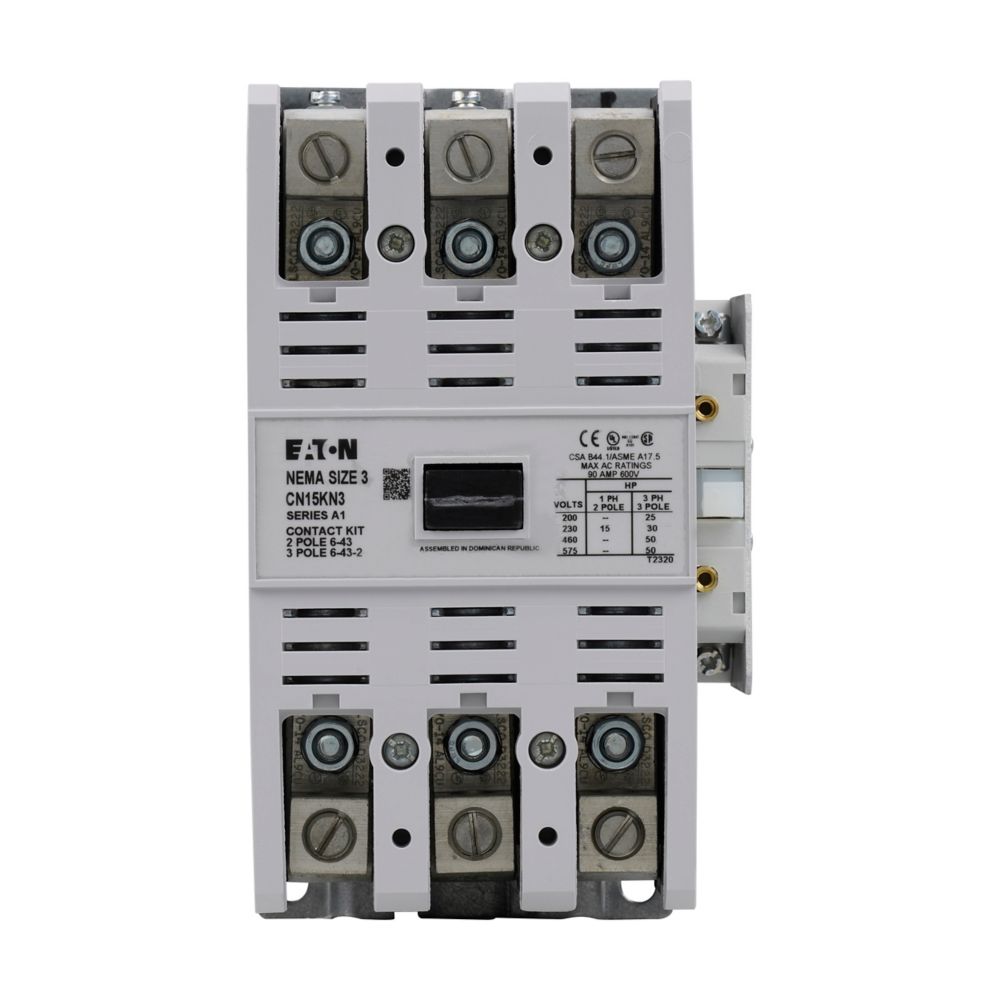 CN15KN3A - Eaton Cutler-Hammer Non-Reversing Contactor