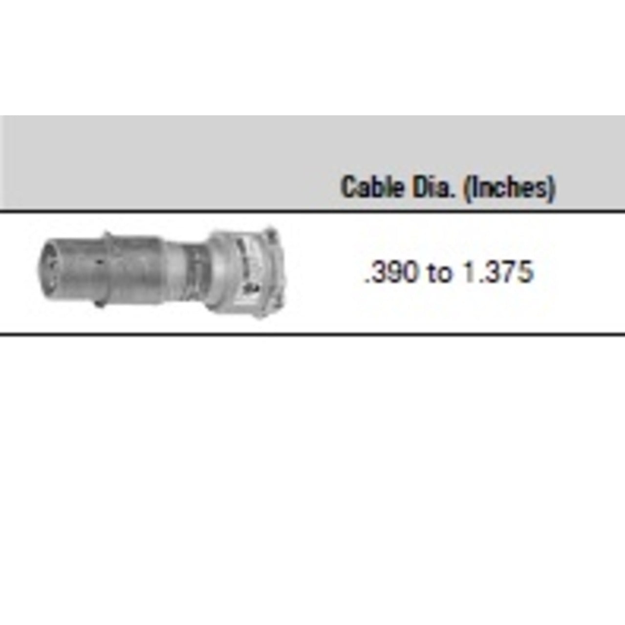 CPH3034BC - Appleton - 30A Copper-Free Aluminum Pin & Sleeve Plug