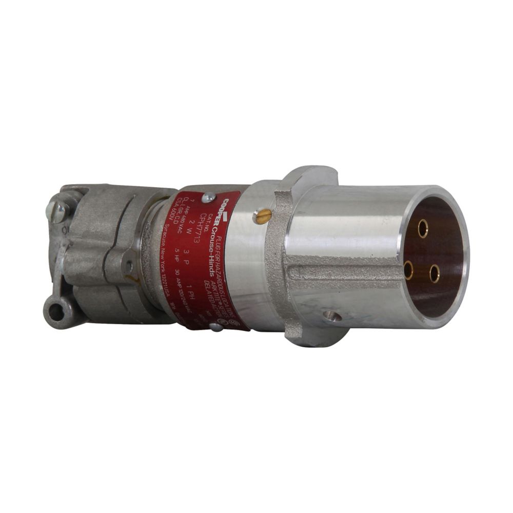 CPH7714 - Eaton Crouse-Hinds Series - 3-Wire 4-Pole 7A/30A Copper-Free Aluminum Arktite CPH Plug