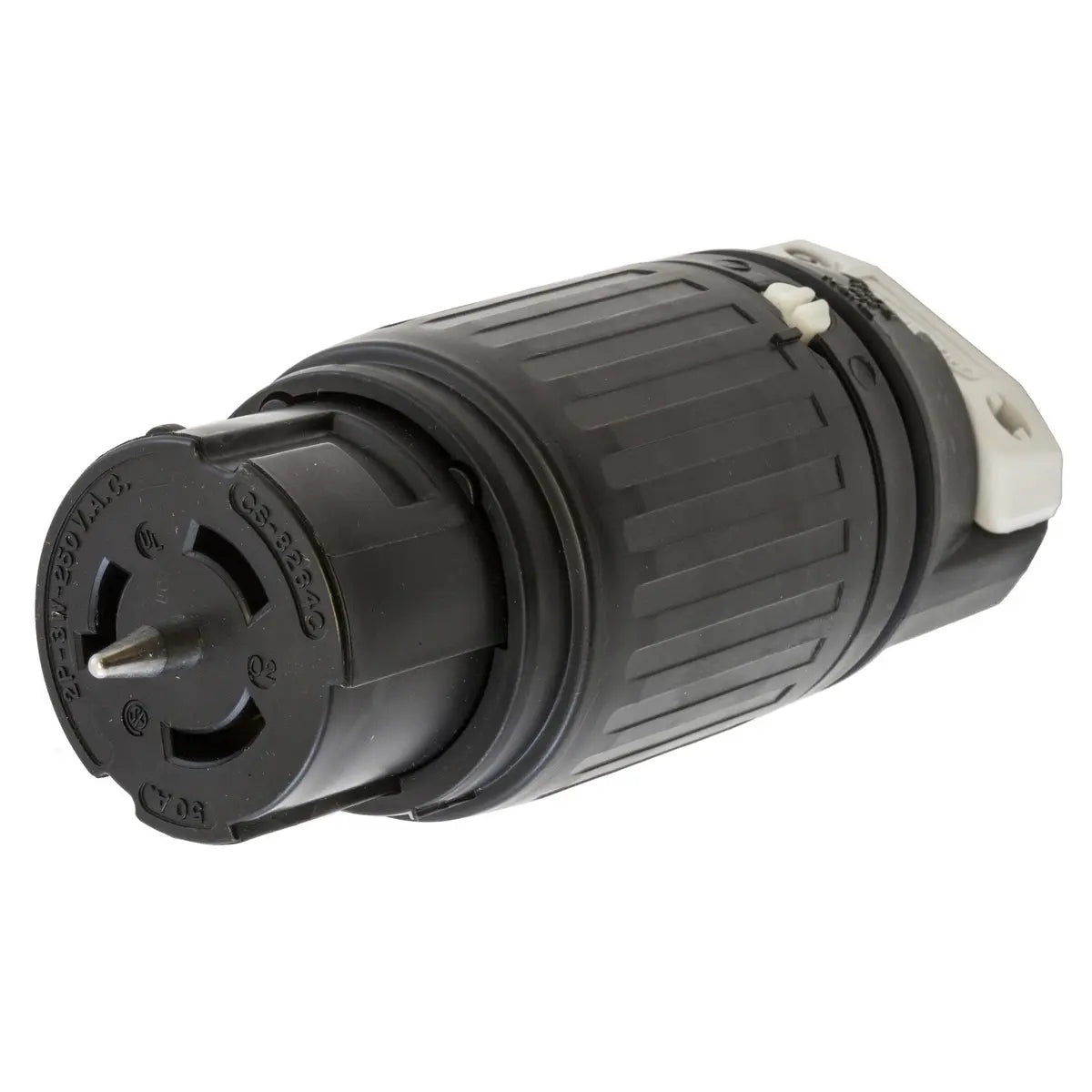 CS8264C - Hubbell Wiring Device-Kellems - 50A 3-Phase 250V 2-Pole 3-Wire Grounding Twist-Lock Female Connector