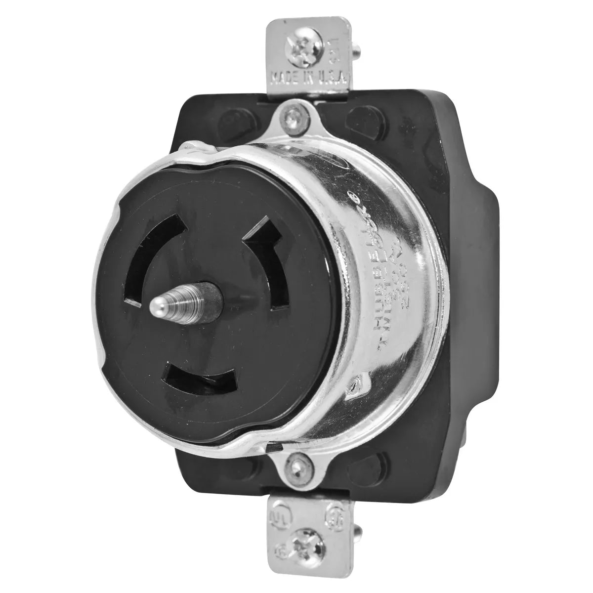 CS8269 - Hubbell Wiring Device-Kellems - 50A 3-Phase 250V 2-Pole 3-Wire Grounding Twist-Lock Receptacle