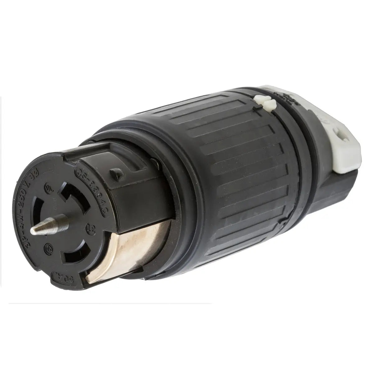 CS8364C - Hubbell Wiring Device-Kellems - 50A 3‑Phase 250V AC 3‑Pole 4‑Wire Grounding Twist‑Lock Female Connector Body